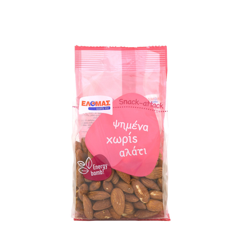 ΕΛΟΜΑΣ Αμύγδαλο ψημένο χωρίς αλάτι 250g